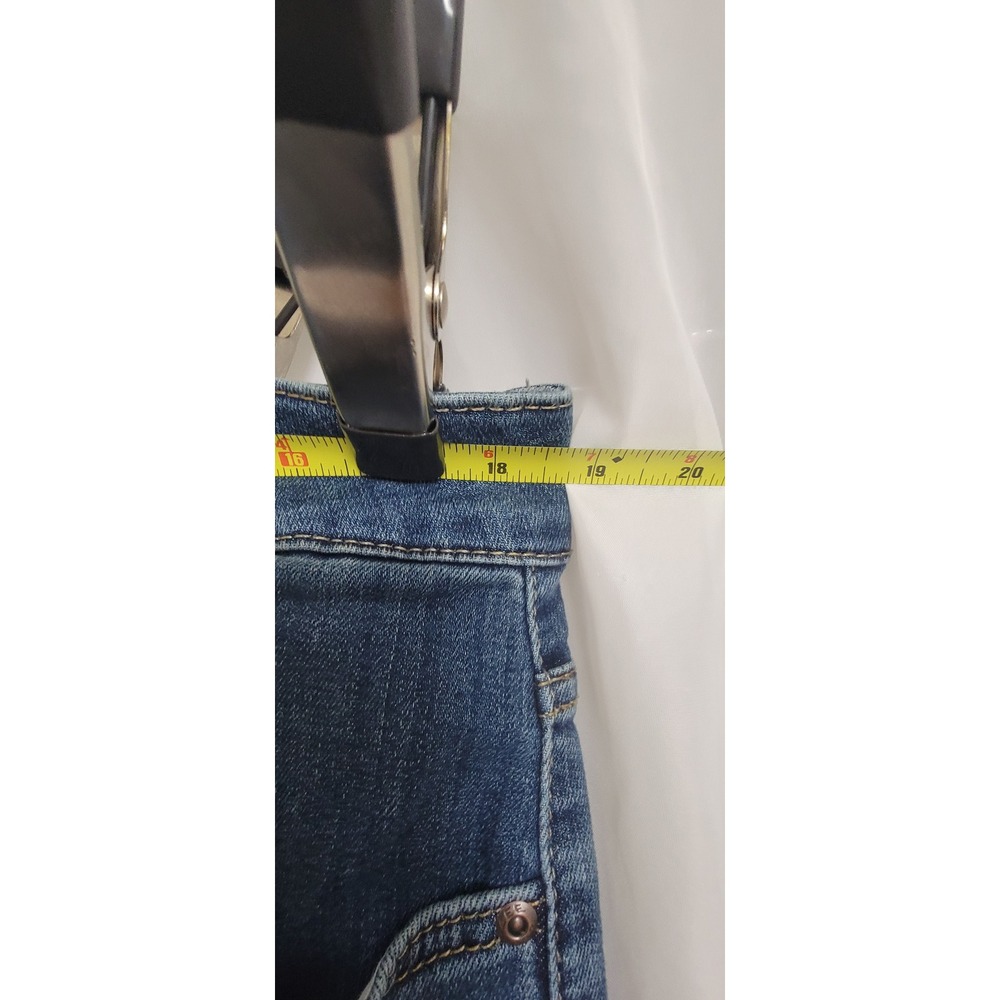 Lee Women's Midrise Boot Cut Blue Jeans Size 16 Long - Picture 2 of 11